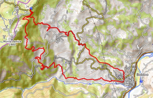 7 Passo Penice mappa